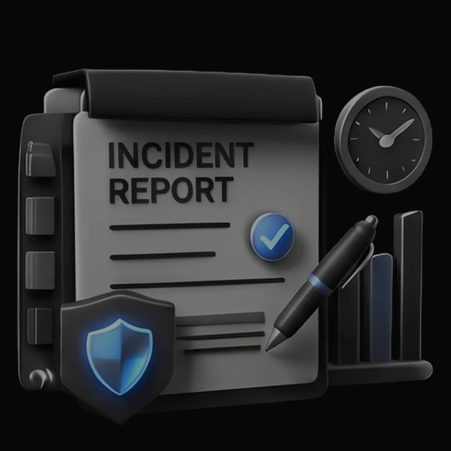 What is an incident report and how does it improve recovery odds?